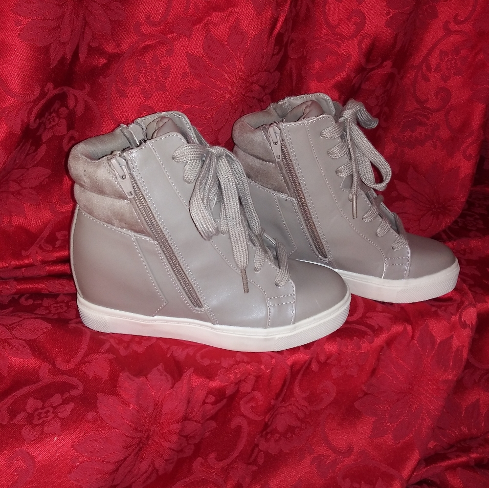 Joe Boxer High Heel Sneaker (Hidden Wedge)